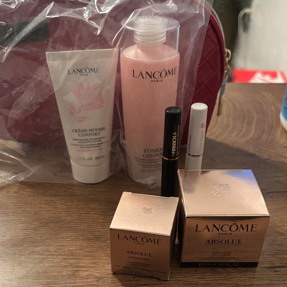 Lancome Skincare and Makeup Collection - Pink and Gold